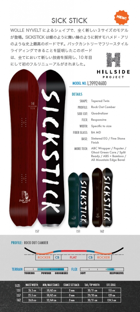 パウダーボードでもありフリースタイルなボードでもあるSALOMON