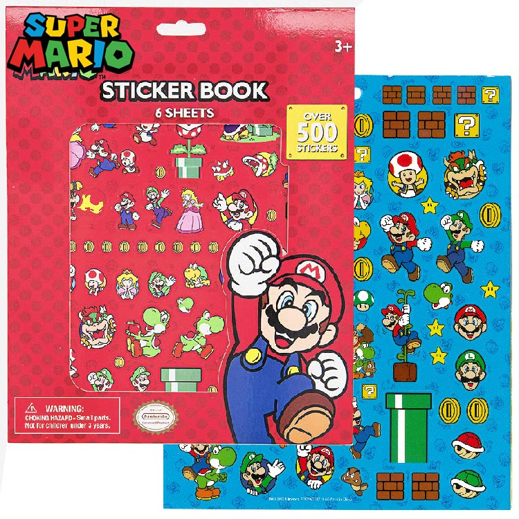 楽天市場】EM【SUPER MARIO ケース入 ステッカーセット 味方柄