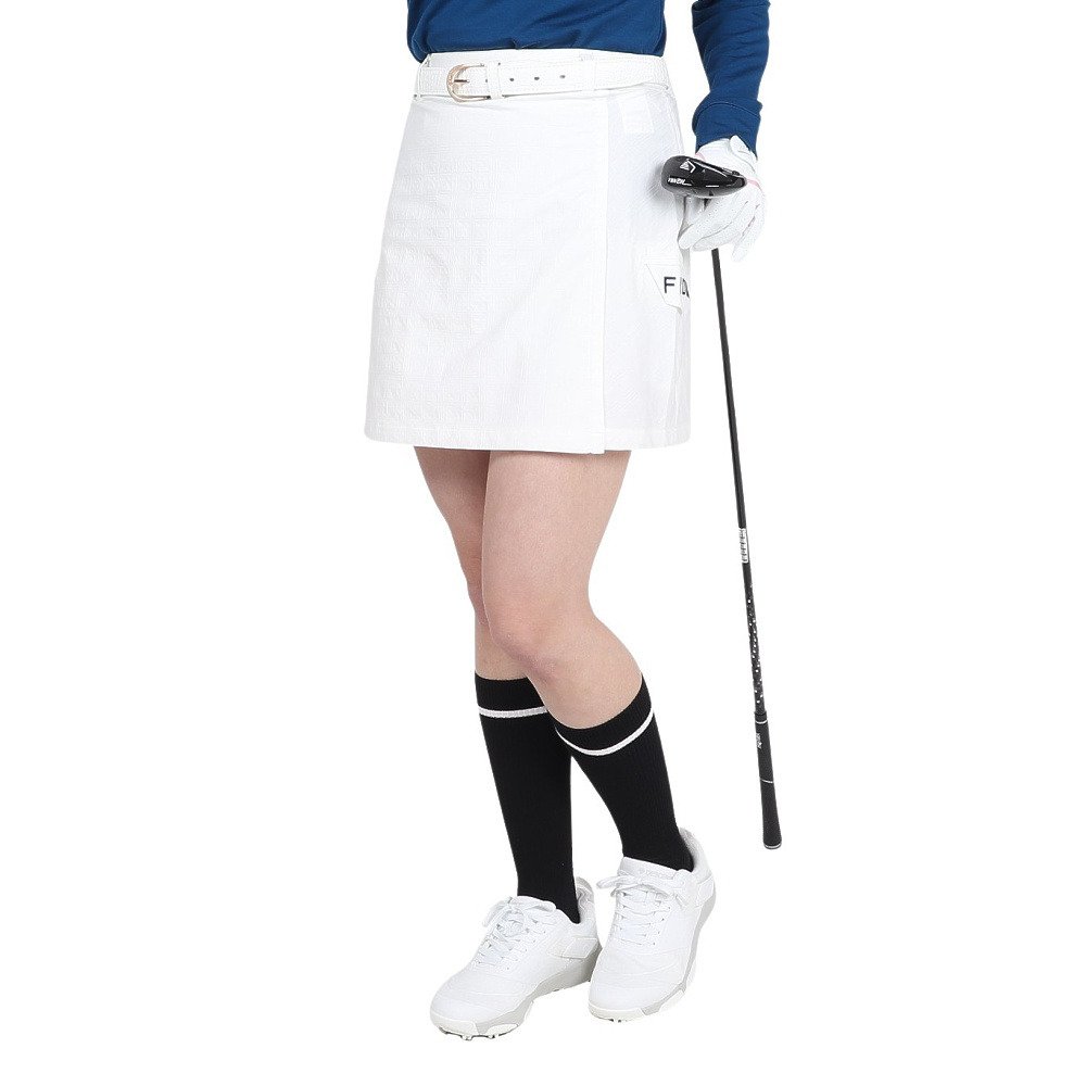 フィドラ（FIDRA）（レディース）ゴルフウェア 撥水 チェックスカート