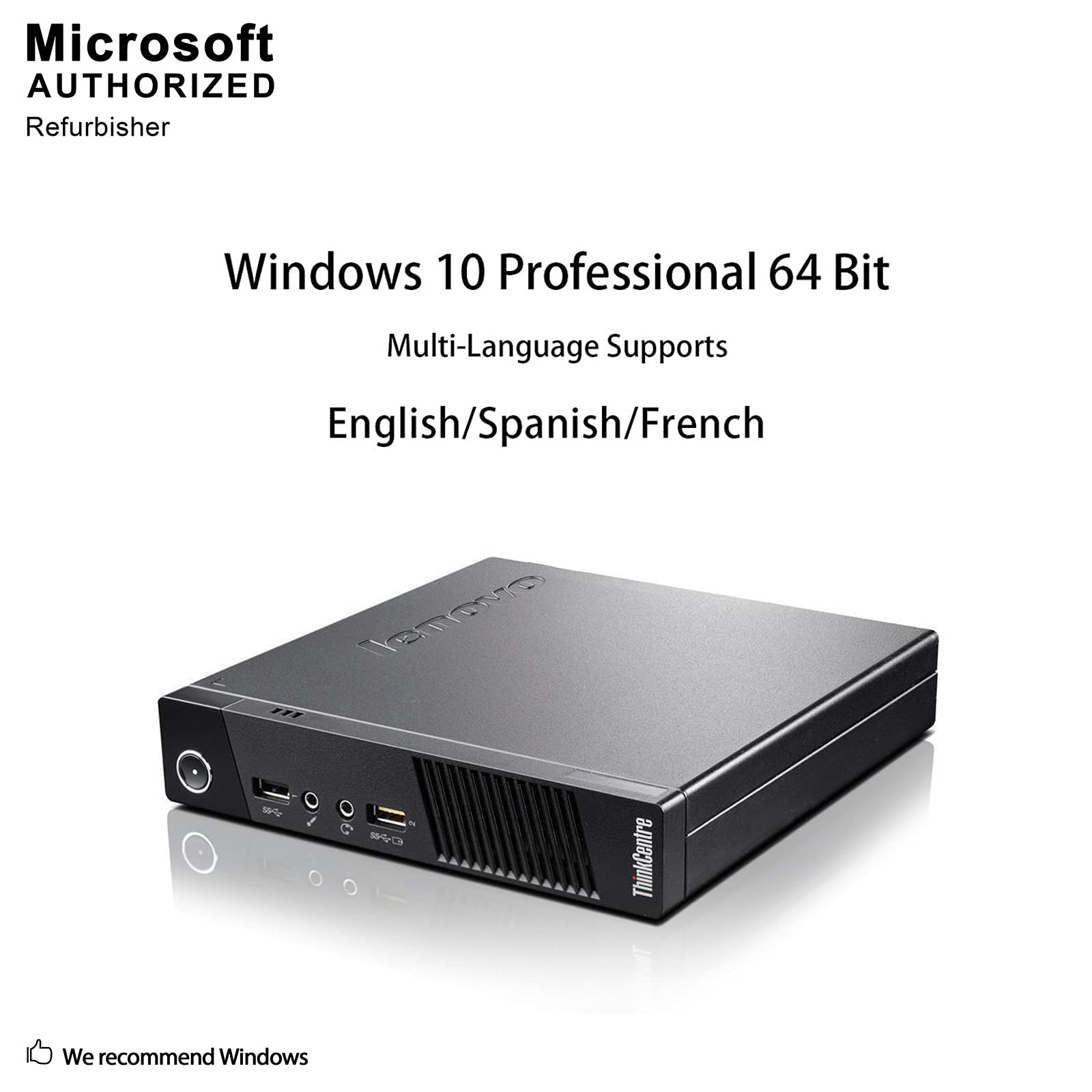 Amazon.com: lenovo Think Center M73 Tiny Desktop PC, Intel Core I5