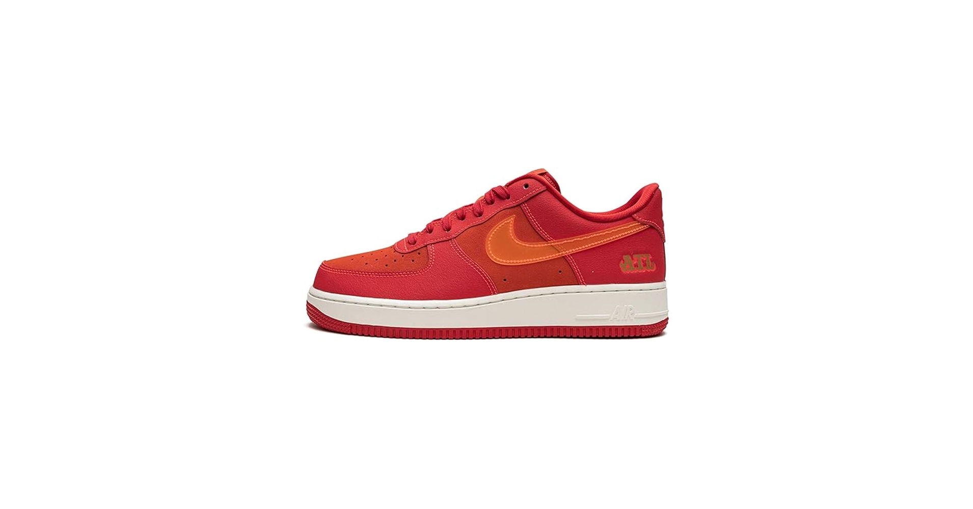 Amazon.com | Nike Air Force 1 '07 LV8 ATL Low Red/Bright Crimson