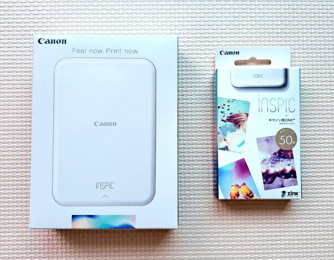 Canonミニフォトプリンター&フォトペーパーセット Amazon.co.jp: 【2点セット】Canon スマホ専用ミニフォトプリンター