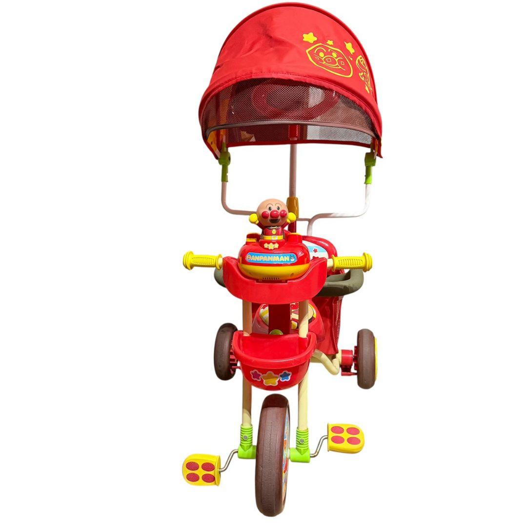 【アンパンマン】 三輪車 それいけ！アンパンマン デラックスII レッド 赤