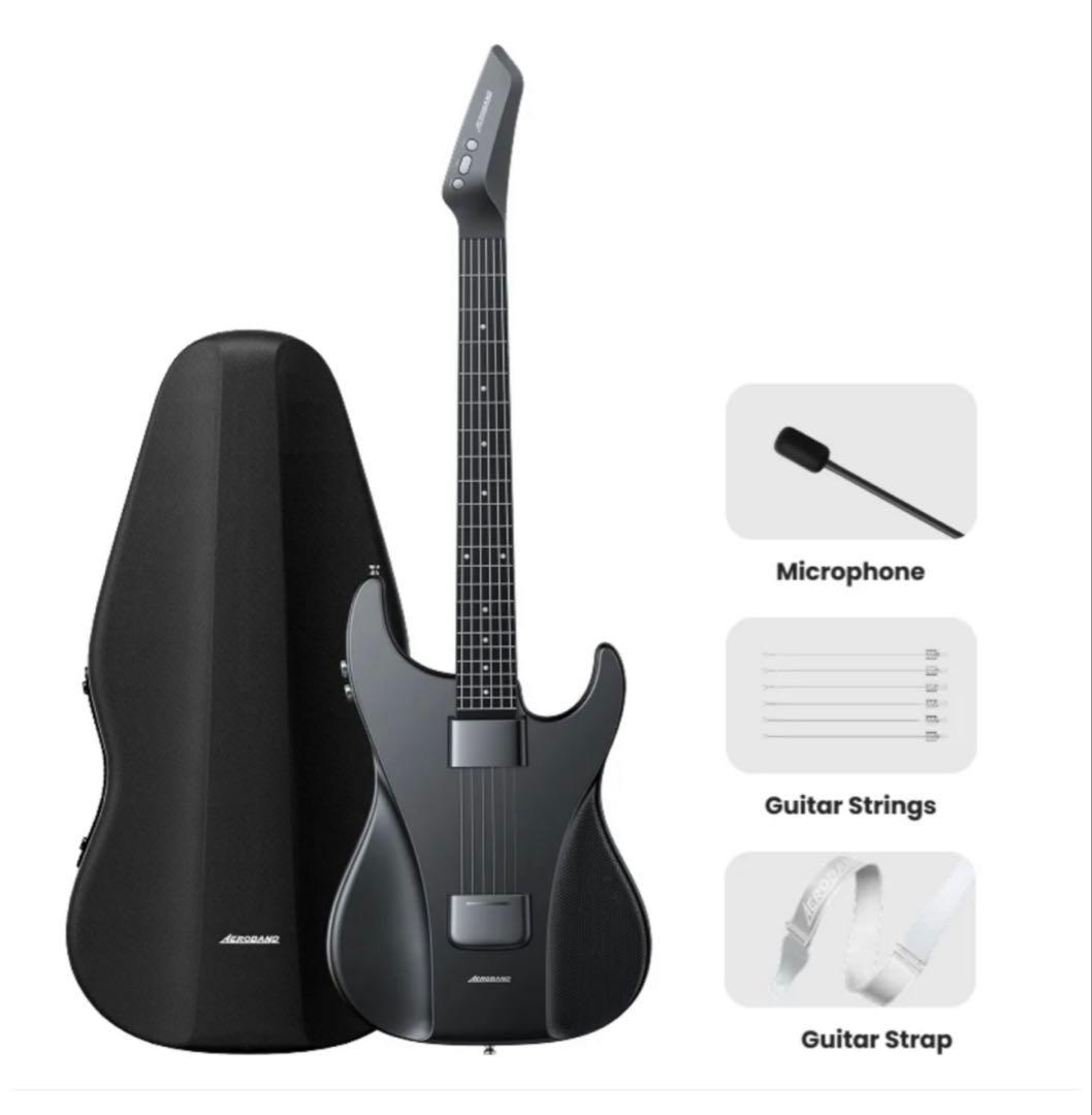 AeroBand Guitar Black 専用バッグ、マイク、アクセサリー付 AeroBand Guitar BLACK マイク 専用バッグ付き - メルカリ