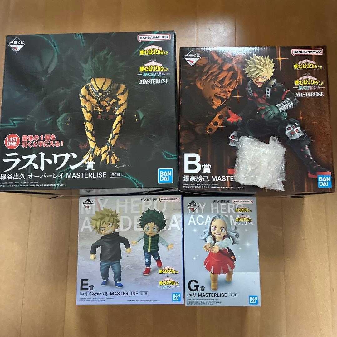 未開封】一番くじ　僕のヒーローアカデミア　フィギュア4体セット+ちょこのっこ1個 一番くじ 僕のヒーローアカデミア ～突入～