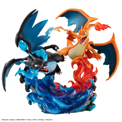 大迫力のメガシンカ！ ポケモン、躍動感あふれるメガリザードンX＆メガ