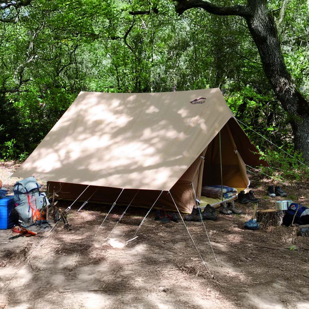 Patrouille 1 Zippable Groundsheet Tent for Scouts and Adventures