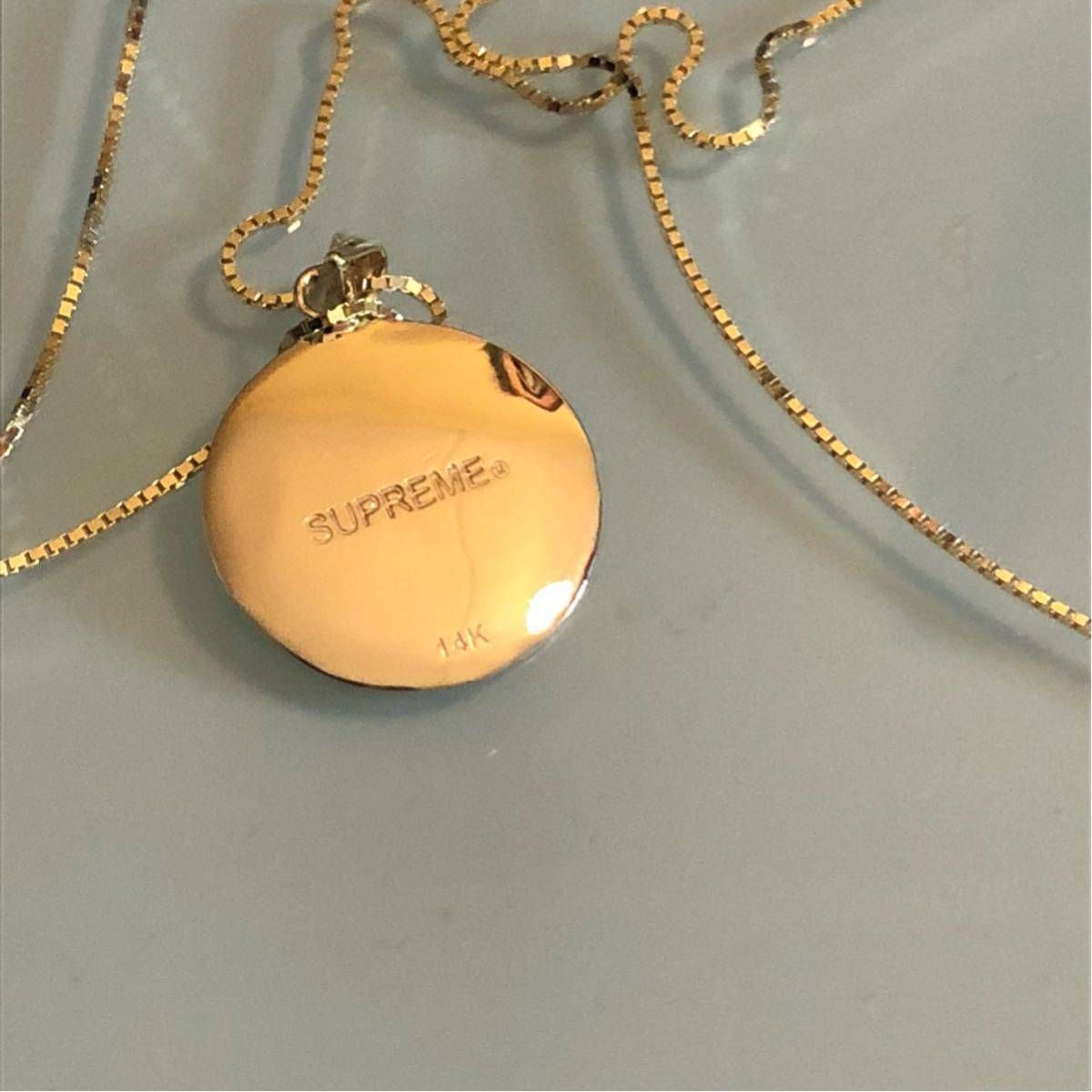 SS18 Supreme Justice 14K Gold Pendant シュプリームネックレス