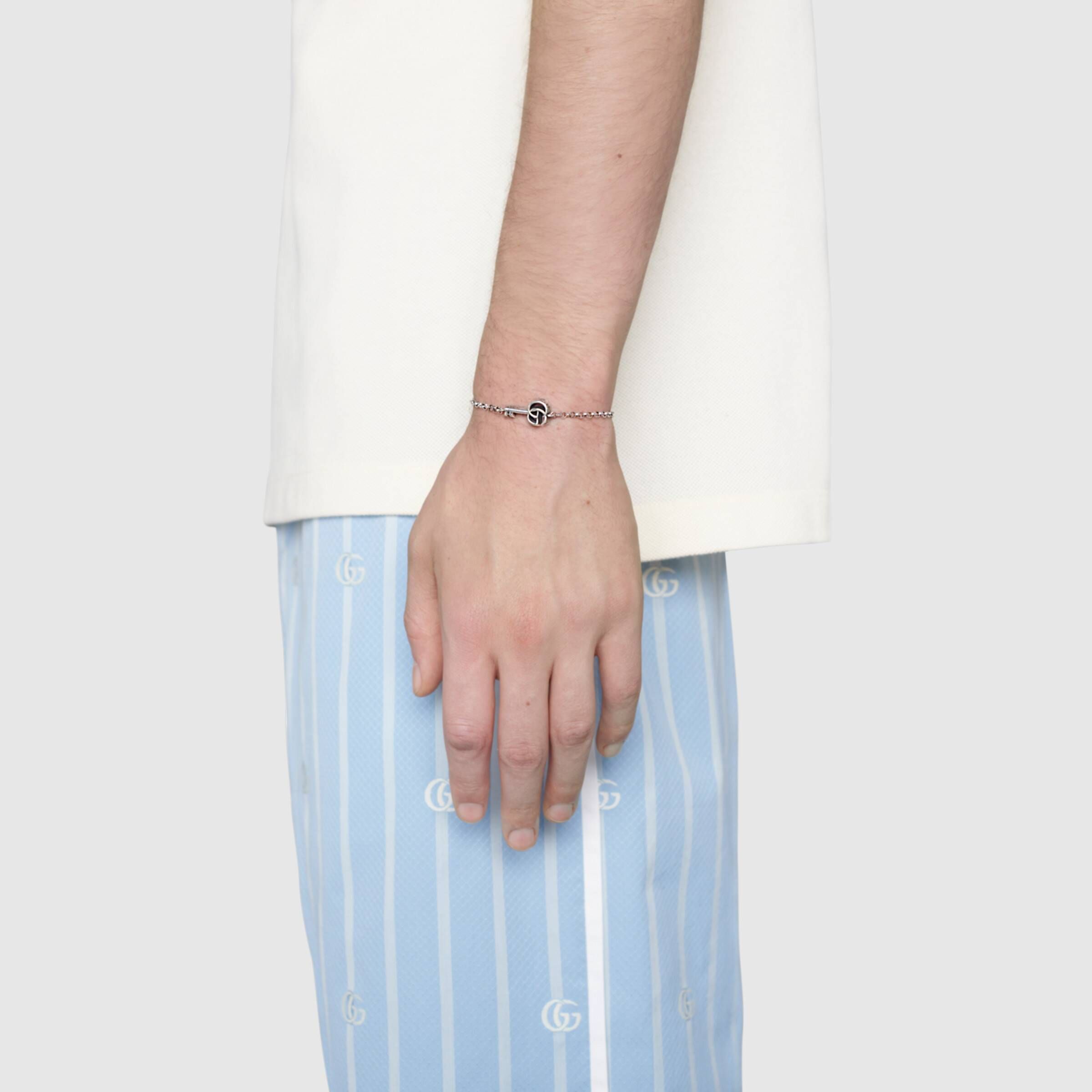 グッチ GUCCI ダブルG キー ブレスレット 632207 サイズ17 (GUCCI