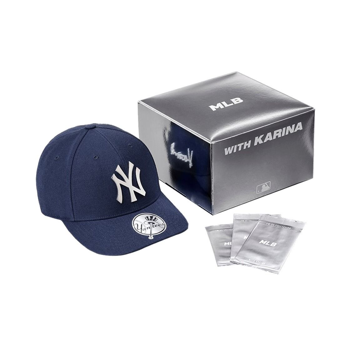 MLB】Karina 限定 Structured Ball Cap New York Yankees Navy (MLB