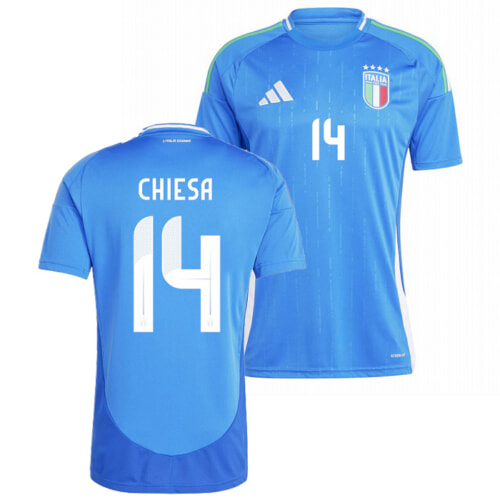 イタリア代表 2024 ホーム 半袖 ユニフォーム No.18 バレッラ【adidas